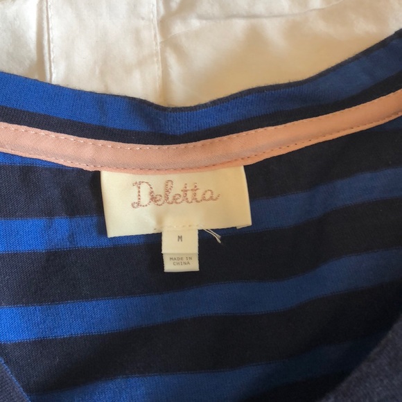 Anthropologie- Deletta Striped Shirt - Picture 3 of 4